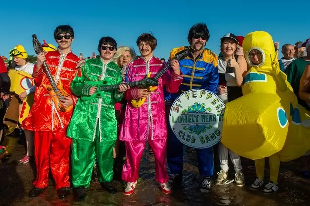 The best pictures from Porthcawl Christmas Day swim 2025