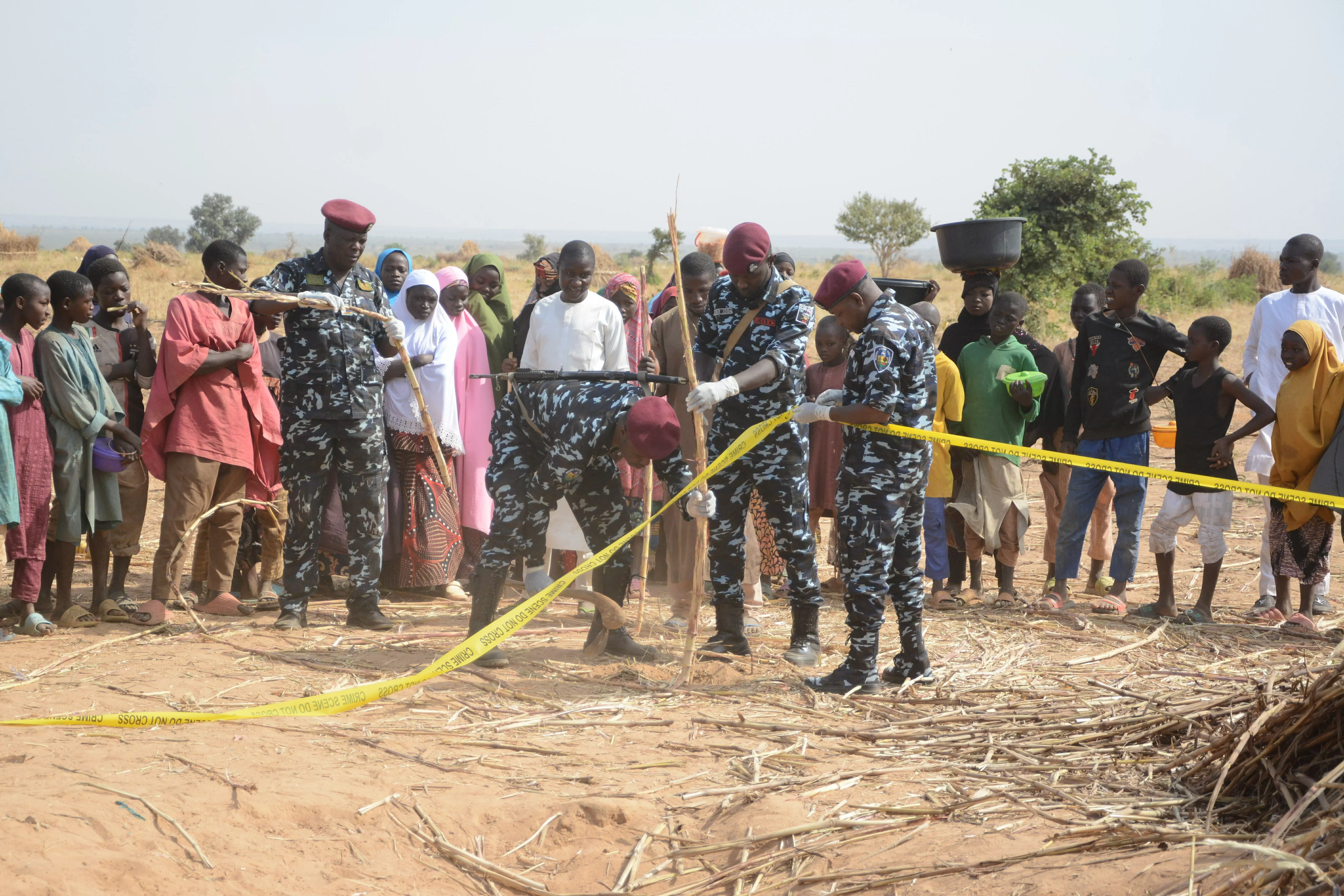 Nigerians react after U.S. airstrikes targeting alleged Islamic State camp