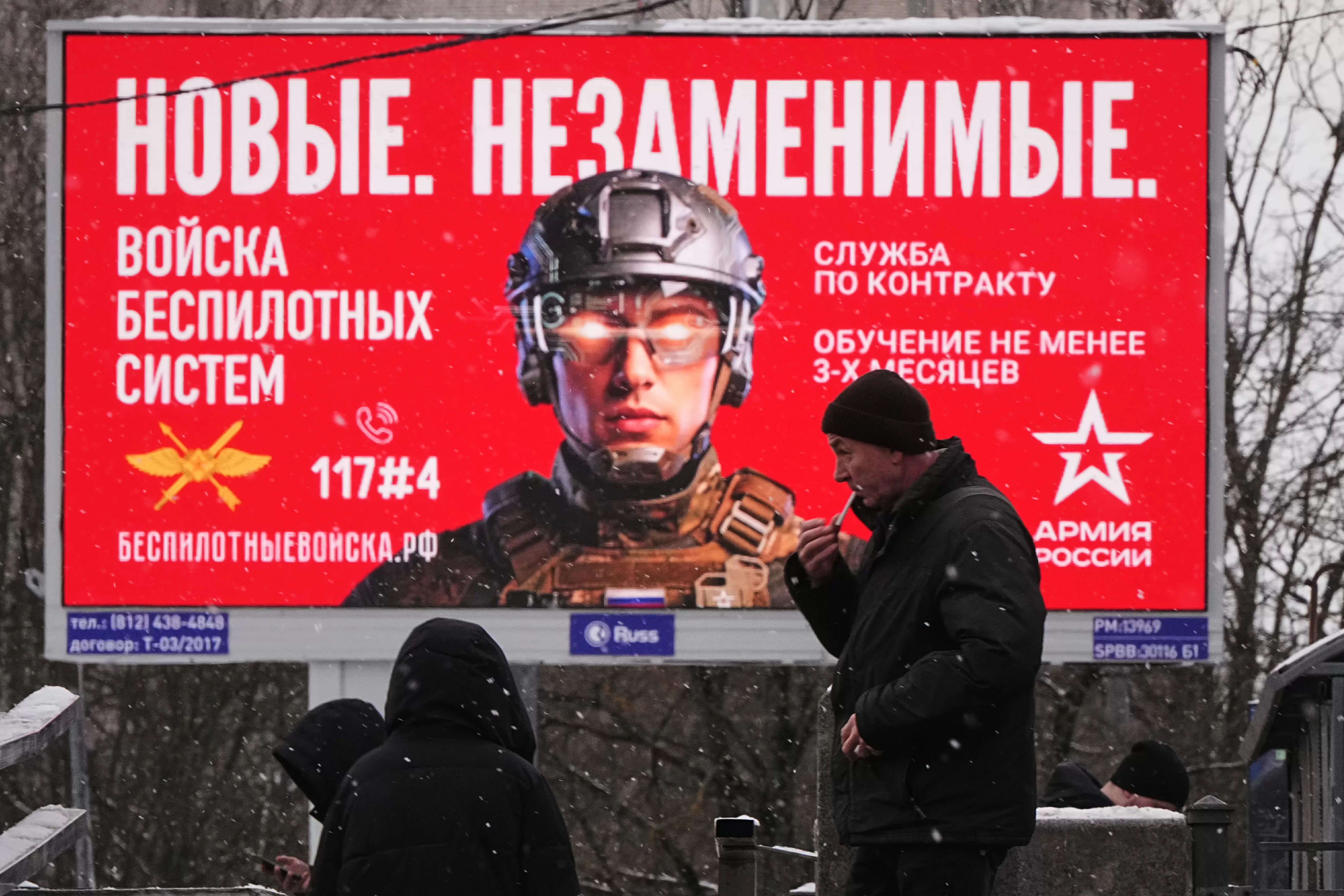 Russia offers incentives to those outside the country to replenish military