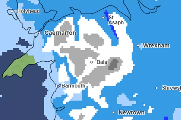 Weather maps pinpoint when the most snow will fall in Wales as temperatures plummet