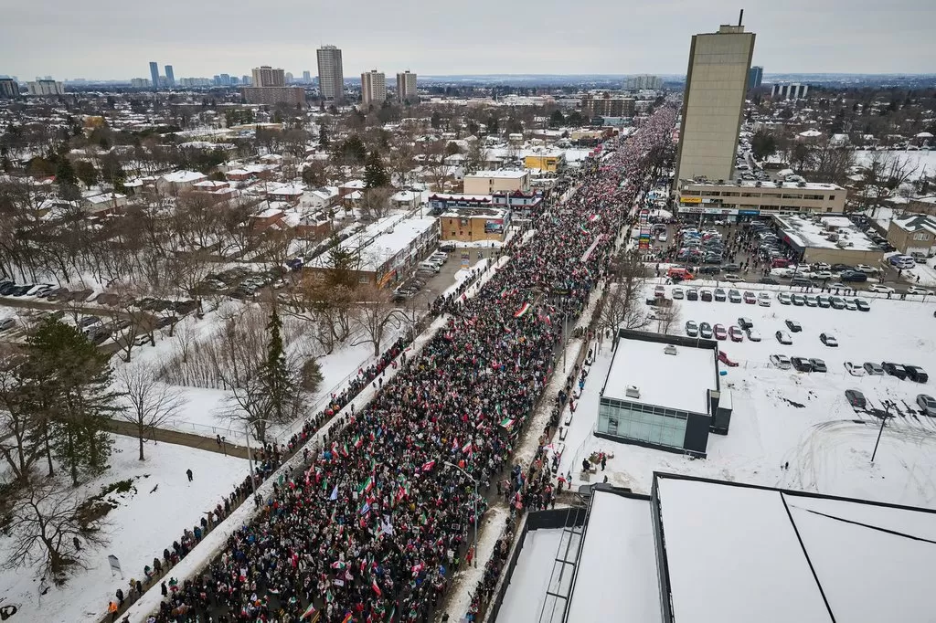 Toronto sees hundreds of thousands rally for Iran ‘Day of Action’
