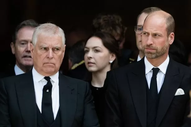 Prince William 'uneasy' as Andrew Mountbatten-Windsor asked question, lip reader claims