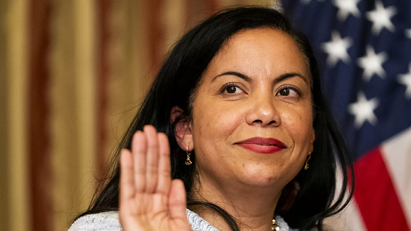 Newly sworn-in Mejia noncommittal on backing Jeffries for Speaker