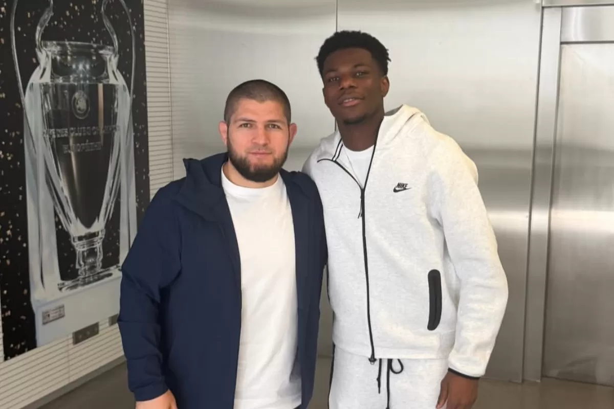 “Send Me Location”: Soccer Nerd Khabib Nurmagomedov Leads Real Madrid Training