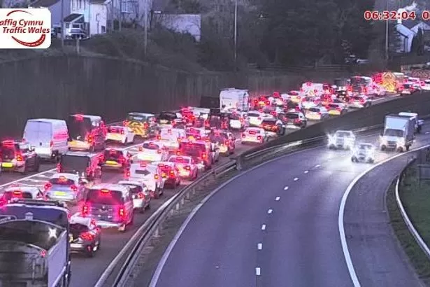 Crash causing severe delays on A470 at Taff's Well - live updates