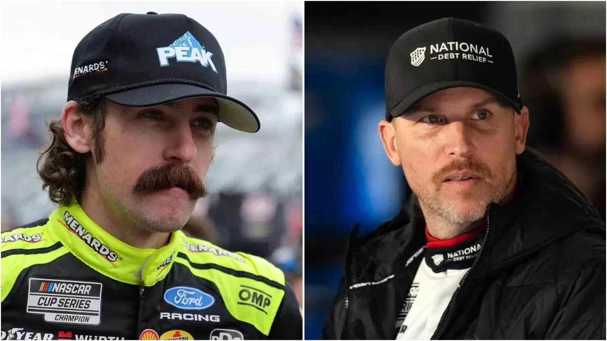 Ryan Blaney Sets the Record Straight on the “Uncalled For” Denny Hamlin Martinsville Incident