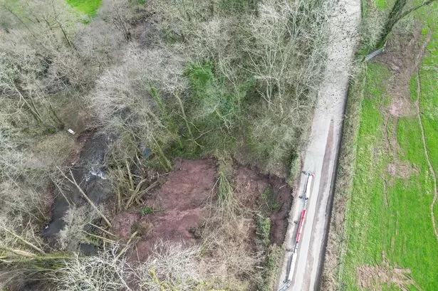 Man accused of exploiting landslip that blocks villagers access
