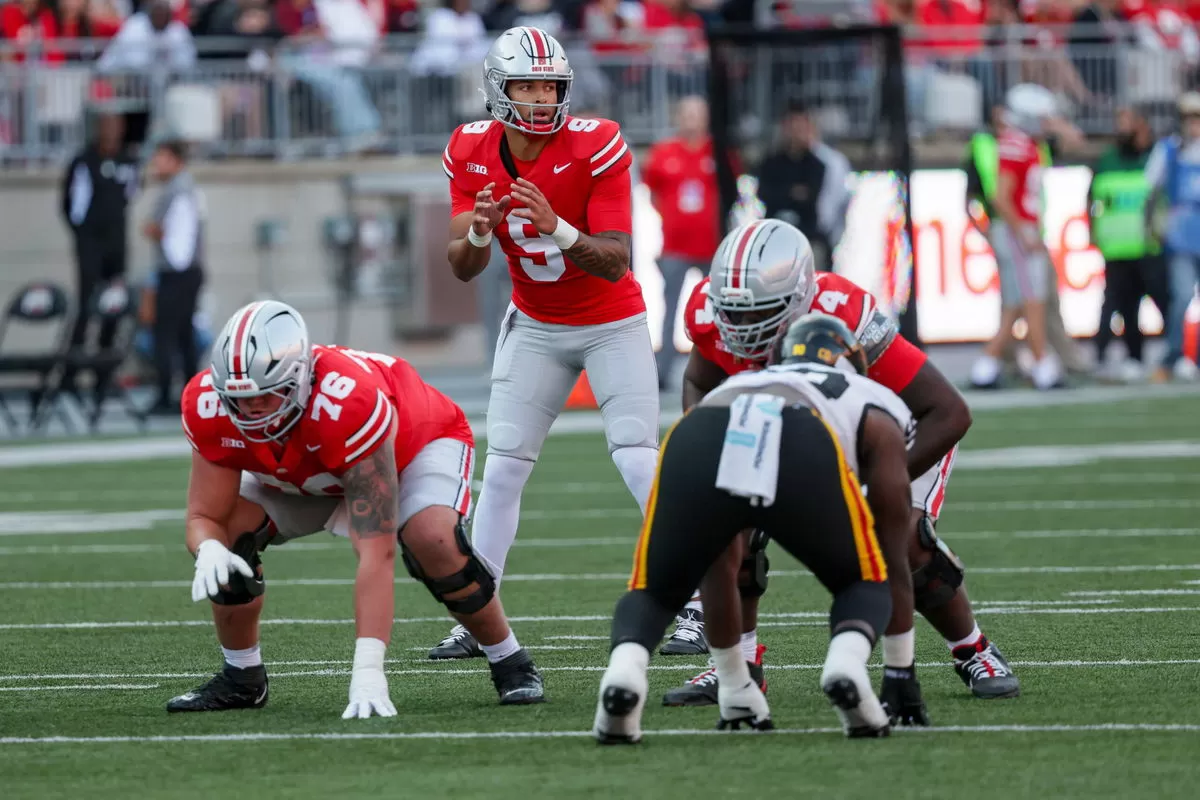 Tavien St. Clair, Luke Montgomery Lead 20 OSU Teammates in Life-Saving Camp on Thursday